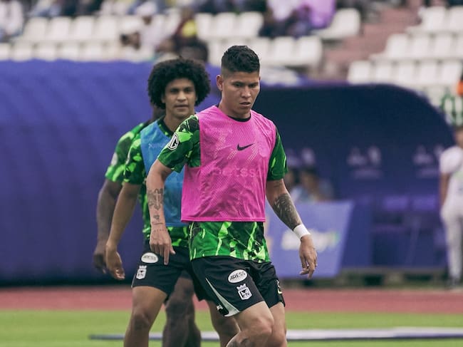Jorman Campuzano, en la previa del juego ante Once Caldas / Twitter: @nacionaloficial.