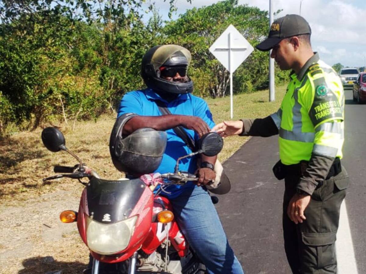 Imponen 418 comparendos en vías de Bolívar