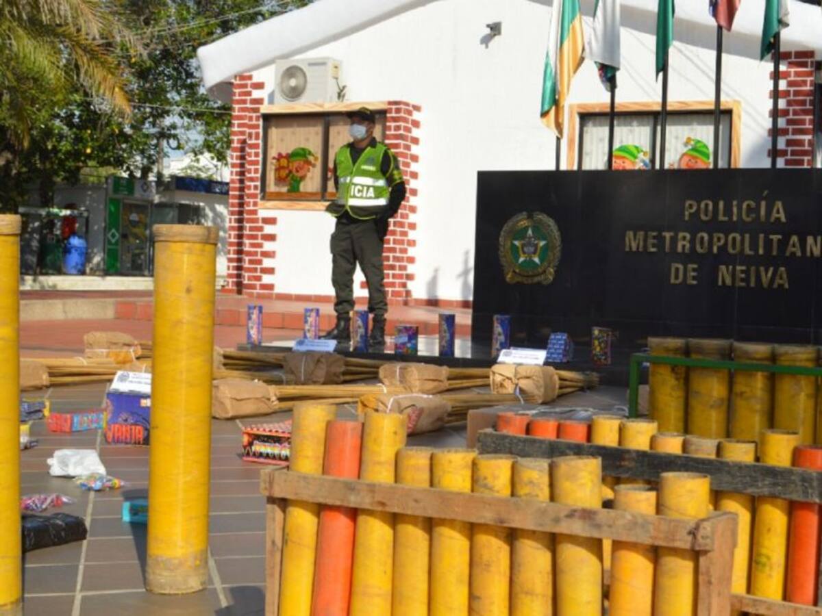 Incautan primer cargamento de pólvora en Neiva