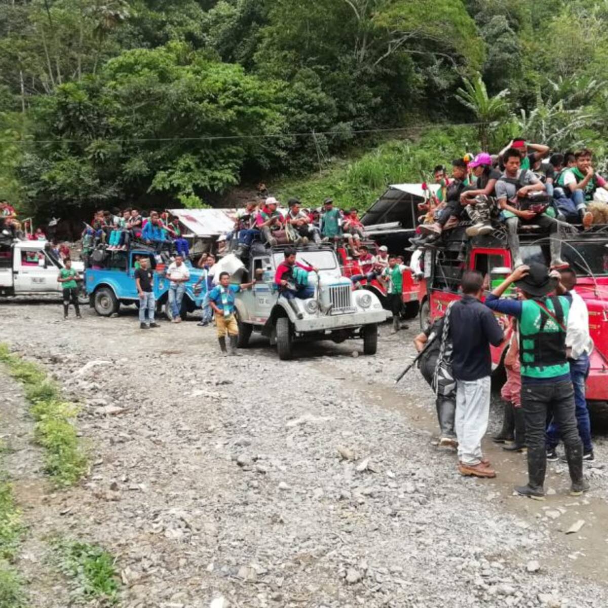 Inició minga indígena en Risaralda con la participación de dos mil emberas