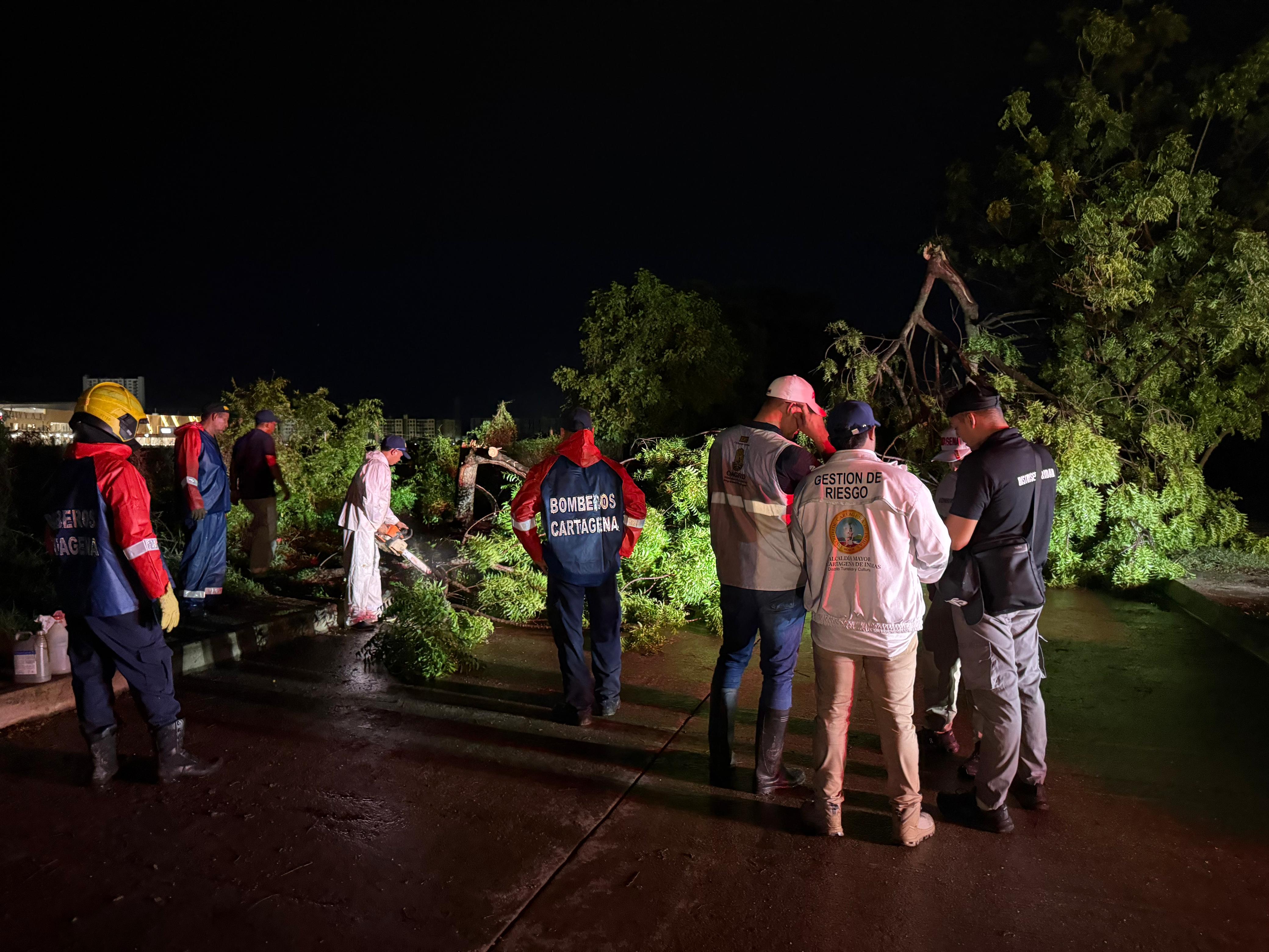 Afinia avanza en la atención de los daños ocasionados por el torrencial aguacero en Cartagena