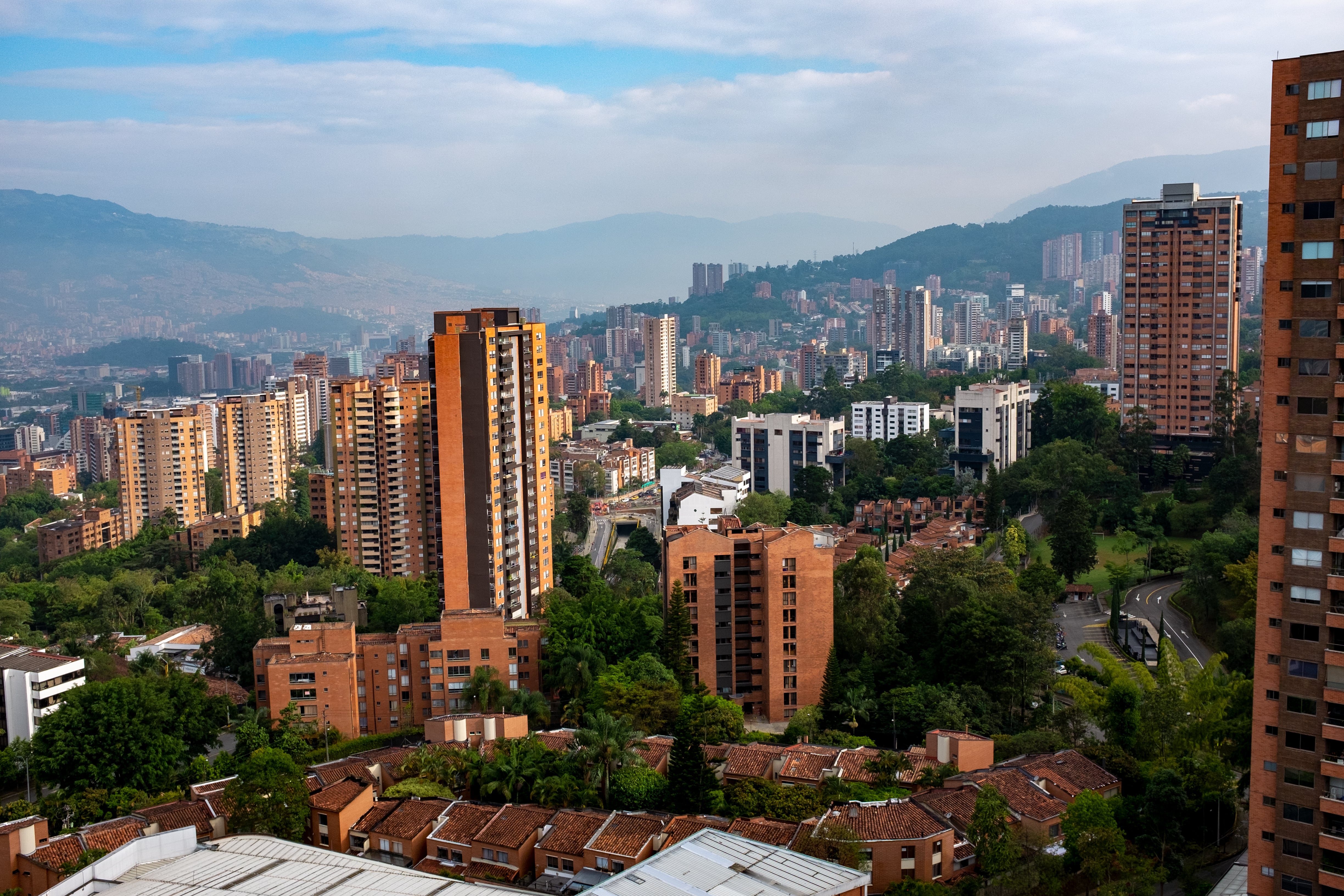 Altos edificios en Medellín (Getty Images)