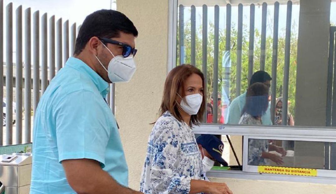 La exalcaldesa se presentó ante el ente acusador para dar cumplimiento al fallo emitido por el Tribunal Superior de Cartagena