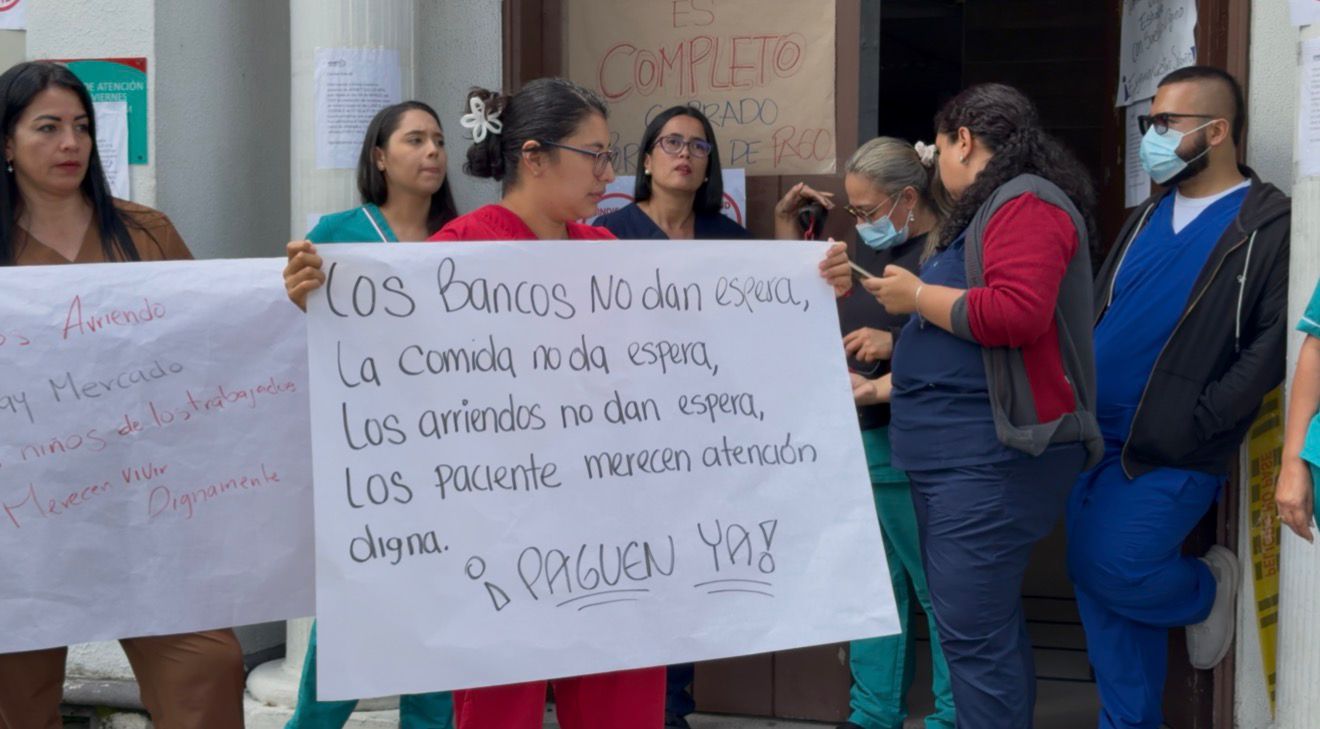 Foto: Protesta trabajadores Asmet Salud en Risaralda - Caracol Radio