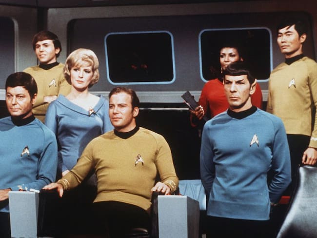 Fotografía desde el set de la serie de televisión de &#039;Star Trek&#039;