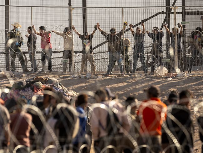 México detiene migrantes indocumentados en la frontera común con Estados Unidos.
Foto: Cortesía