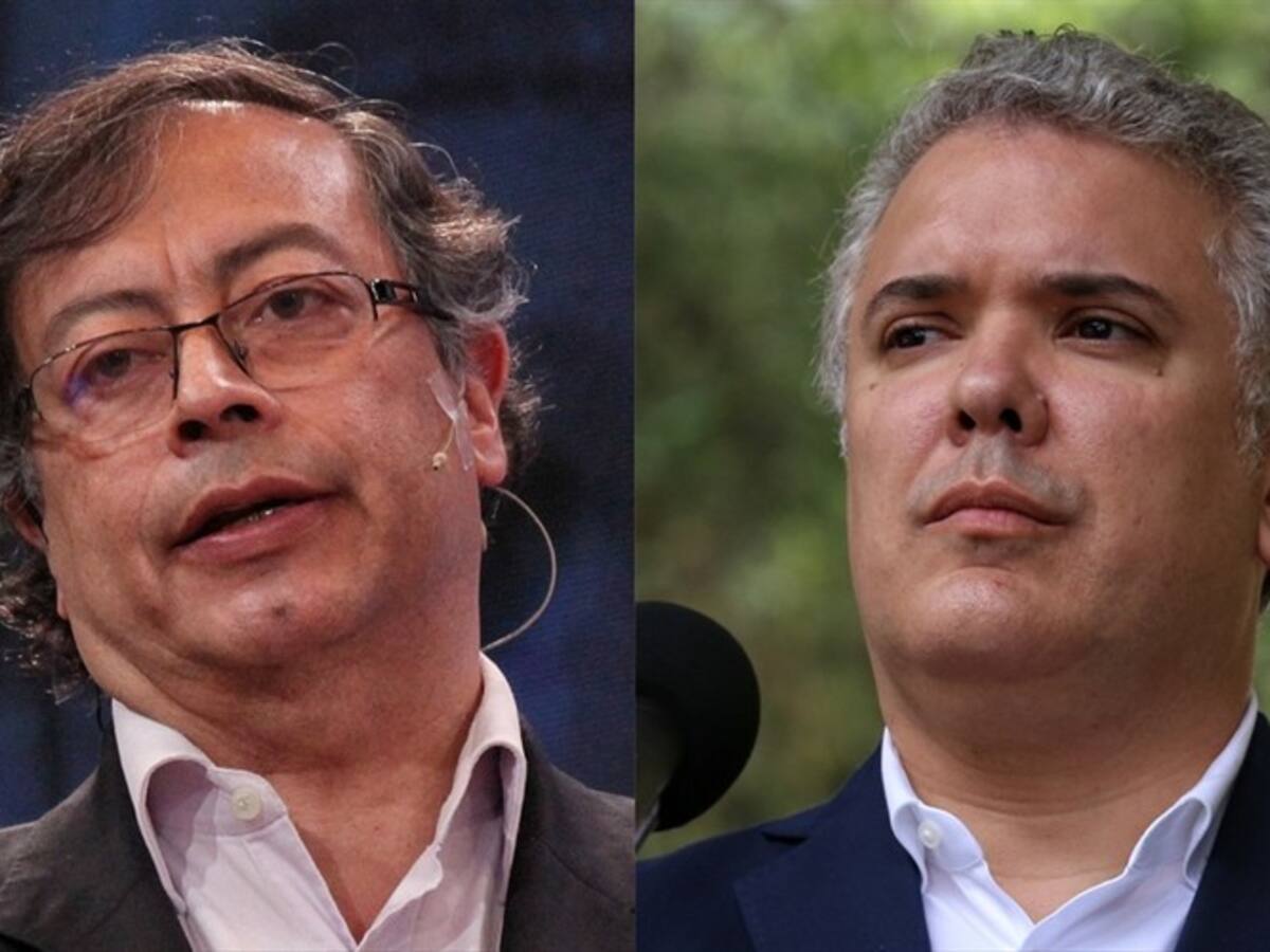 Pulla del presidente Iván Duque a Gustavo Petro