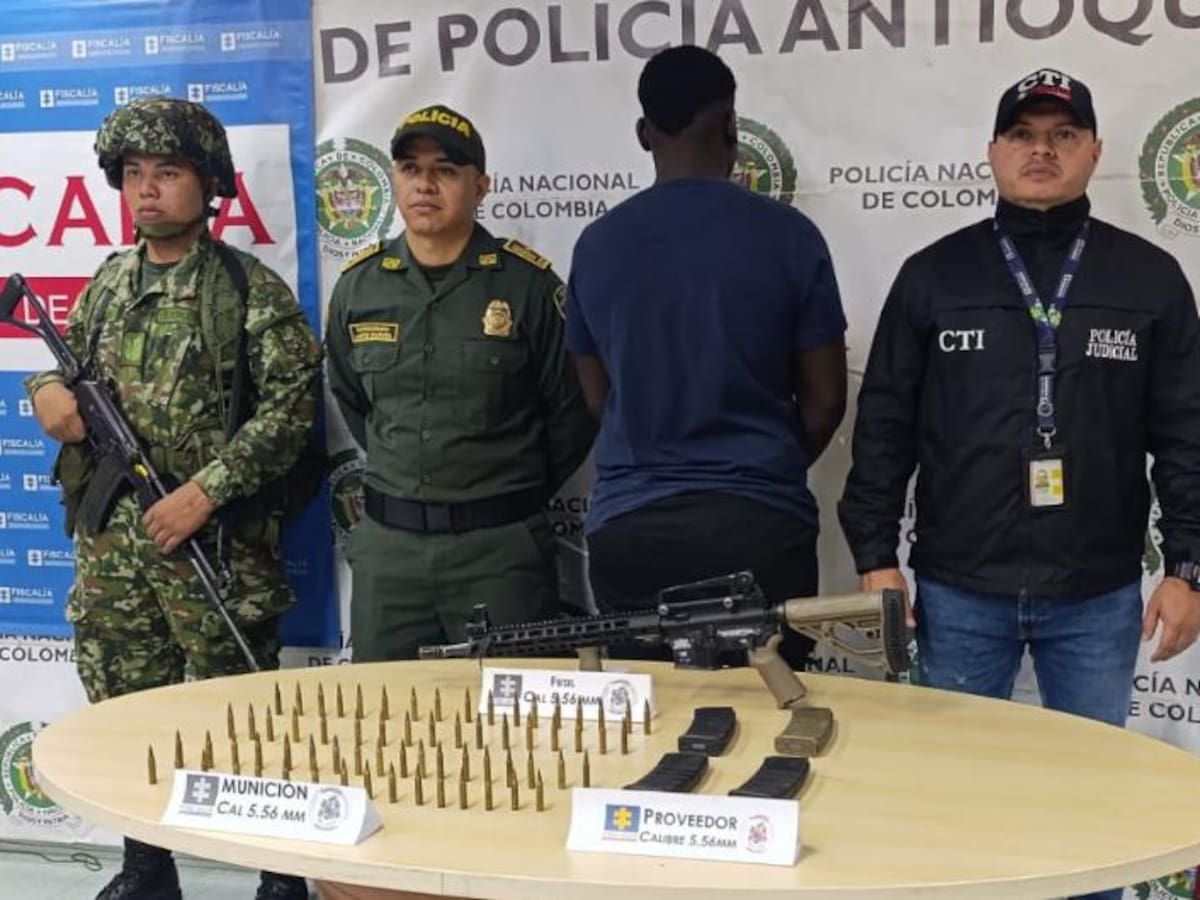 Guerrillero capturado en Ituango, era uno de los refuerzos de “Iván Mordisco” para el frente 18