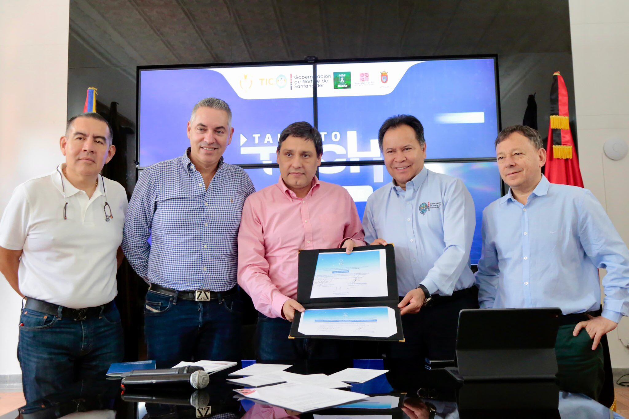 MinTIC anuncia tres ambiciosos proyectos para Norte de Santander. / Foto: Gobernación de Norte de Santander.