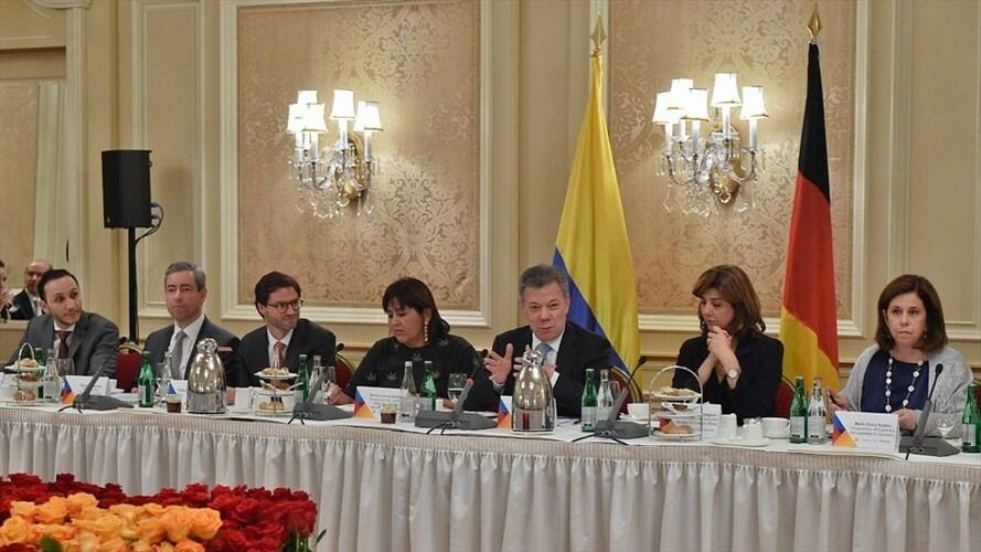 El presidente Juan Manuel Santos esta de gira por Alemania, Hungría, Italia y España. Foto: Colprensa