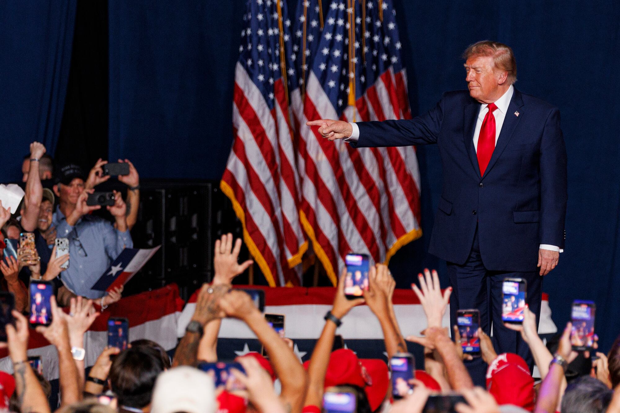Donald Trump, presidente de Estados Unidos. Foto: Getty Images.