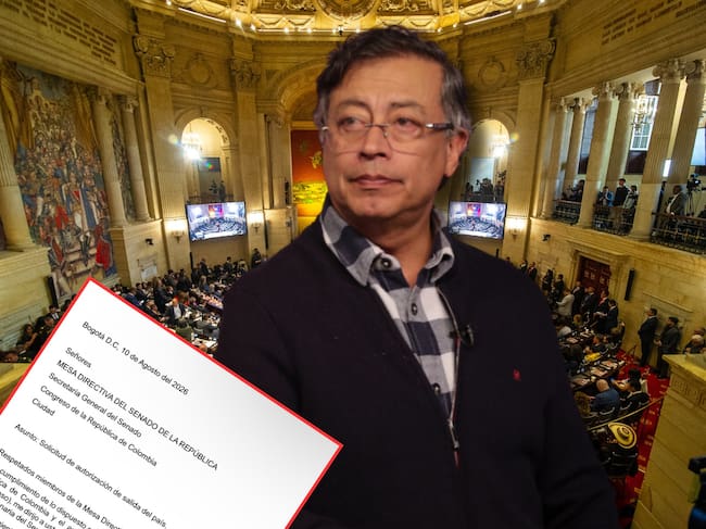 Expresidente Gustavo Petro solicitó al Senado autorización para salir del país durante un año