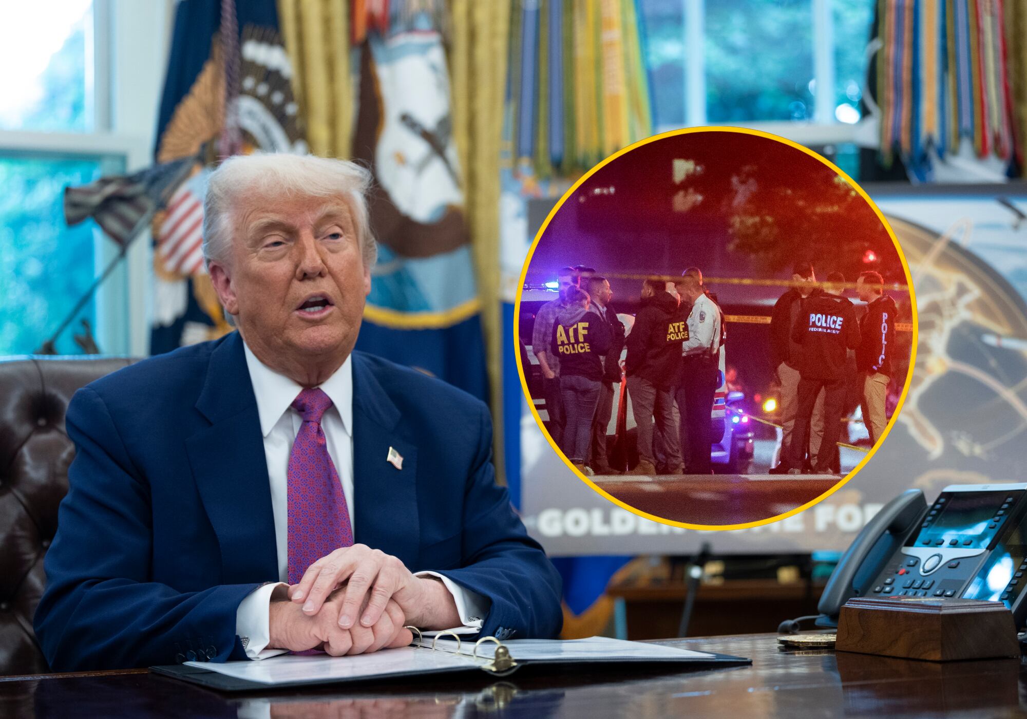 El presidente de Estados Unidos aseguró que asesinato de dos miembros de embajada de Israel es fruto del antisemitismo. Foto: EFE.