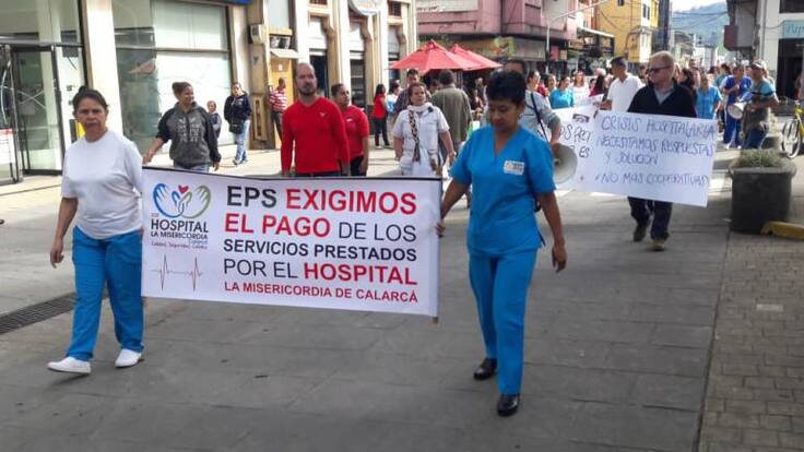 Personal asistencial de La Misericordia de Calarcá no descarta paro, por falta de pago