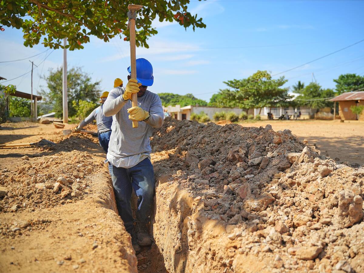 San José de Playón en María La Baja celebra avance de los trabajos para tener agua potable