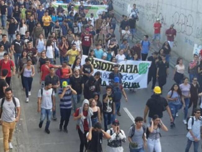 En la tarde habrá otra marcha en Bucaramanga