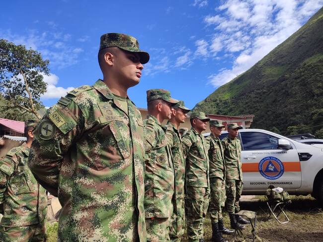 Ejército Nacional en Quetame.