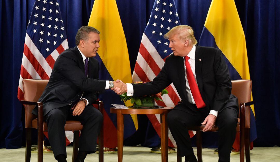 Iván Duque y Donald Trump