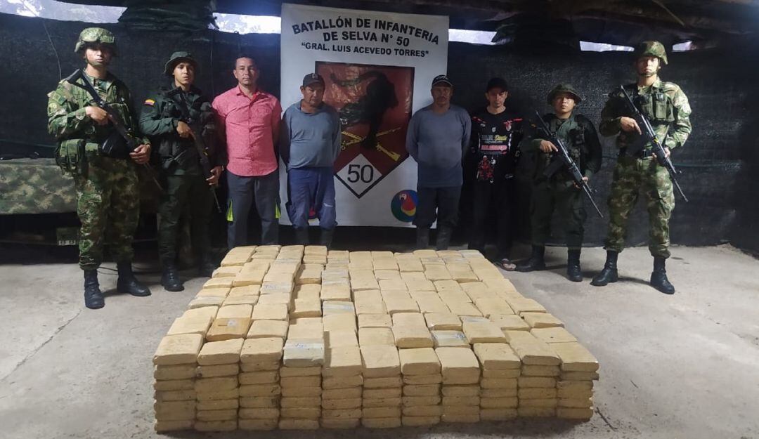 Las operaciones de seguridad se desplegaron en el río Yarí.