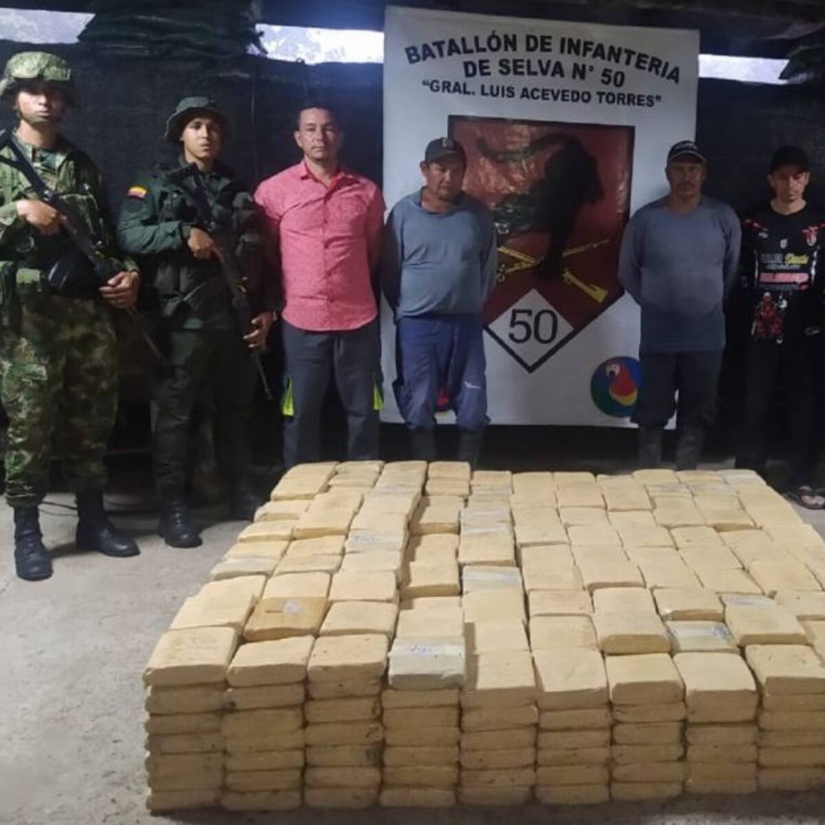 Incautan 1600 millones de pesos de marihuana en el Amazonas