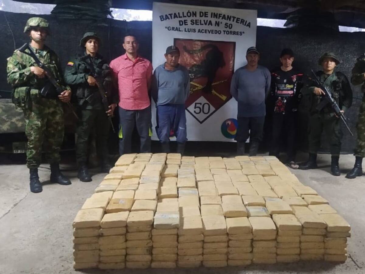 Incautan 1600 millones de pesos de marihuana en el Amazonas