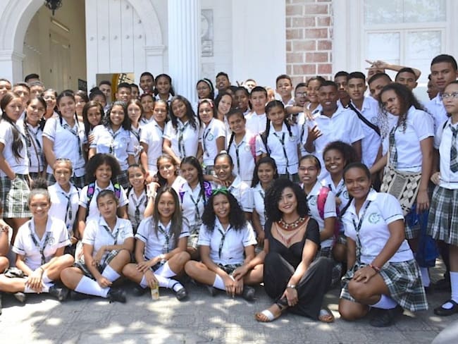 Estudiantes de Turbana – Bolívar, se reunieron con un escritor costeño