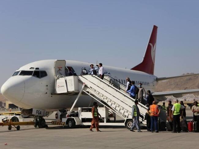 Javier Ferrer, piloto del último avión que ayudó a evacuar a los afganos de Kabul. Foto: (Photo by Bilal Guler/Anadolu Agency via Getty Images)
