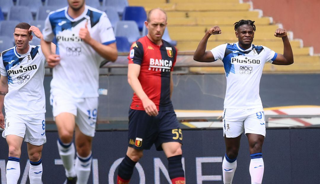 Figura: Gol y asistencia de Duván Zapata en victoria de Atalanta ante Genoa