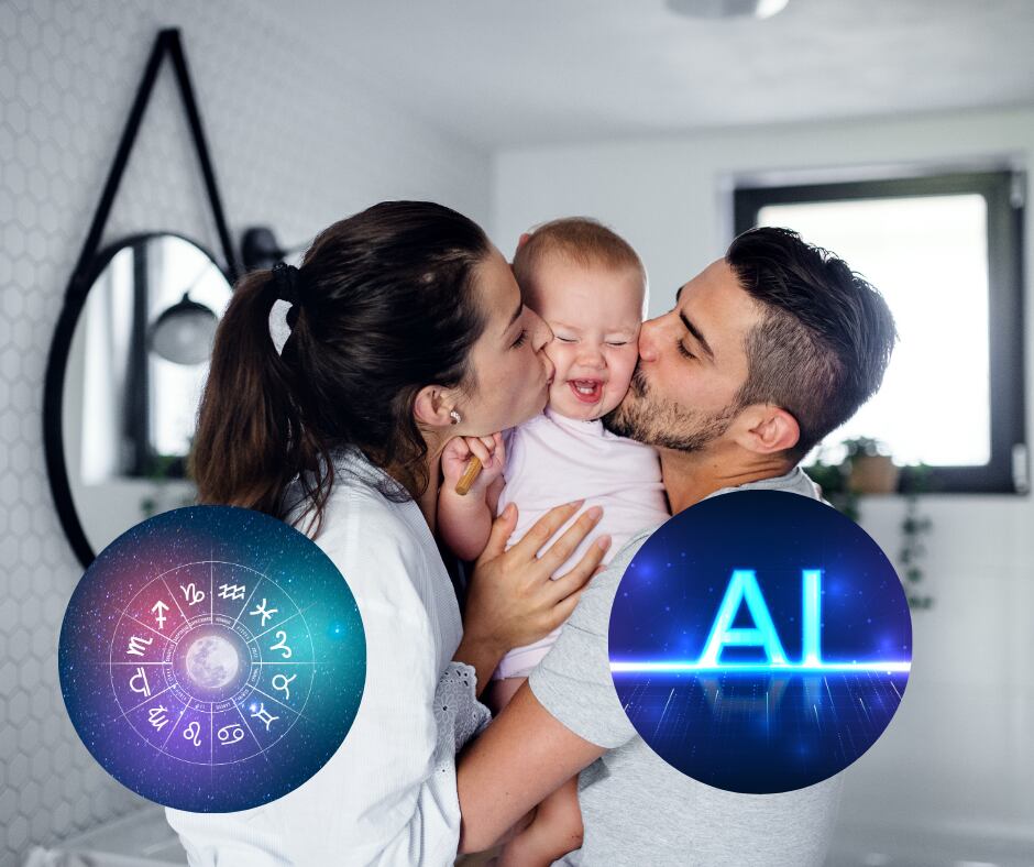 Familia, signos del zodiaco y logo IA (Getty Images)