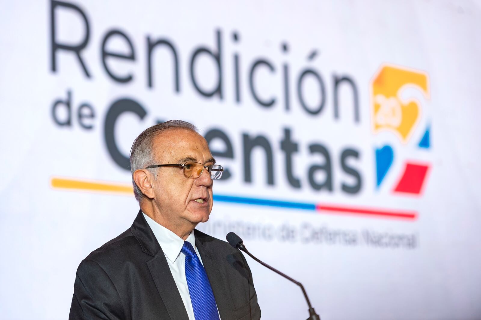 Iván Velásquez en la rendición de cuentas 2022. Cortesía: MinDefensa
