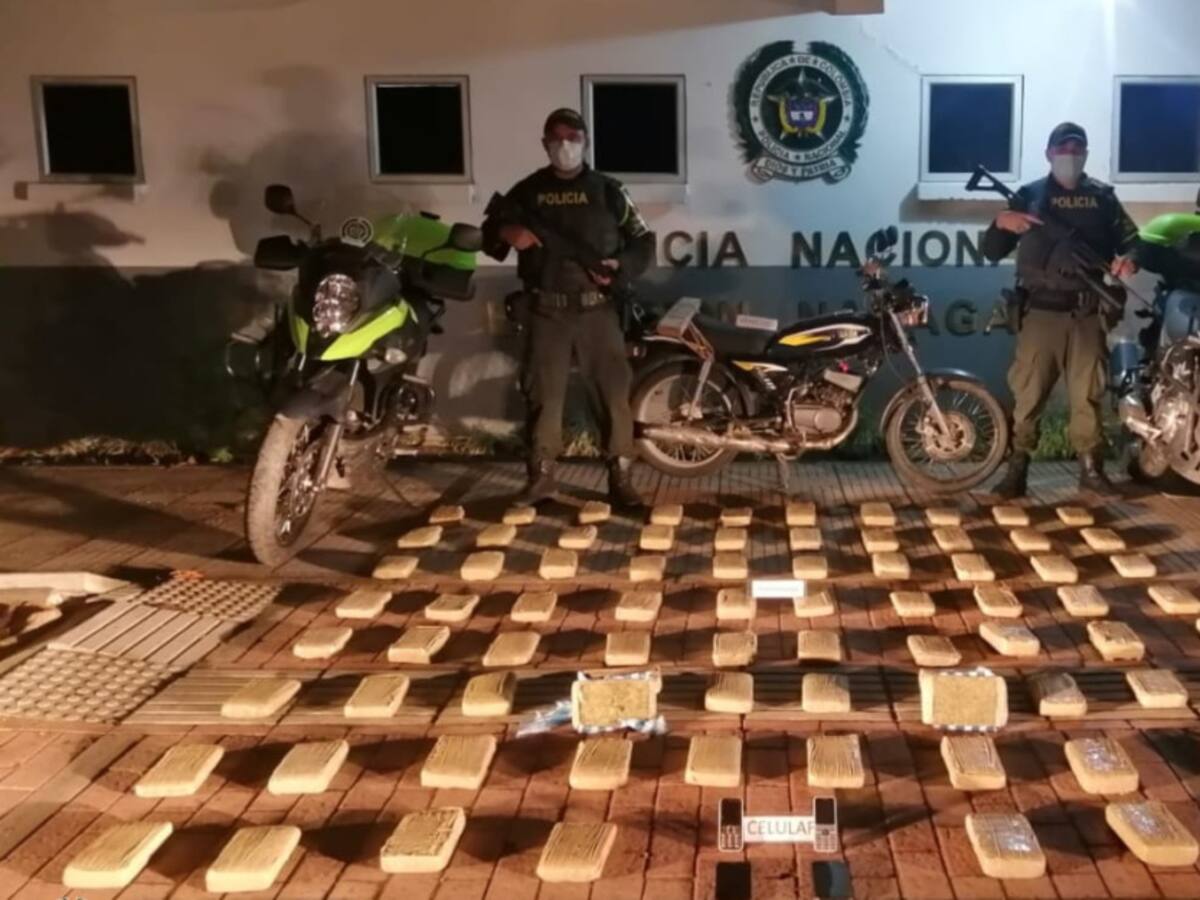 Nueva incautación de marihuana en vías del Tolima