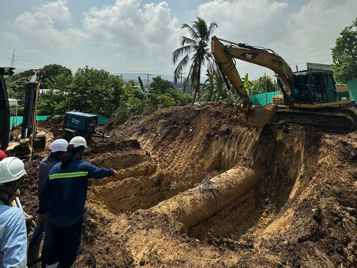 “Obras avanzan de acuerdo con lo planificado pese a fuertes lluvias”: Aguas de Cartagena