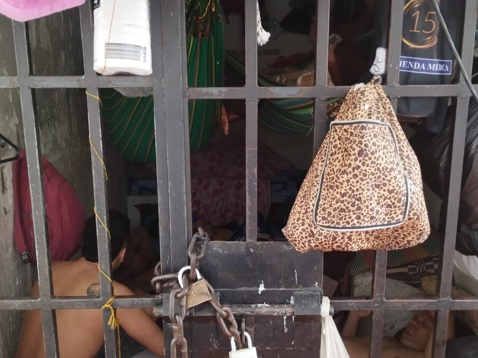 Hacinamiento en calabozo estación policía Ebéjico- Personería