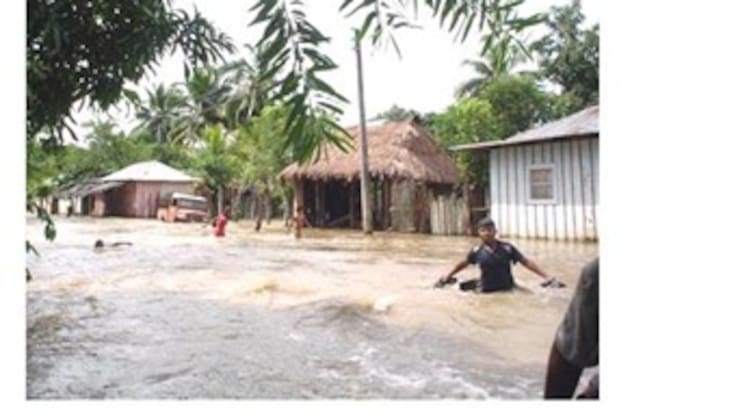Emergencia en La Mojana sucreña por el desbordamiento del río Cauca