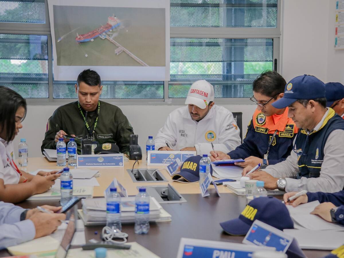 DIMAR y autoridades de Cartagena realizaron simulacro de emergencias marítimas