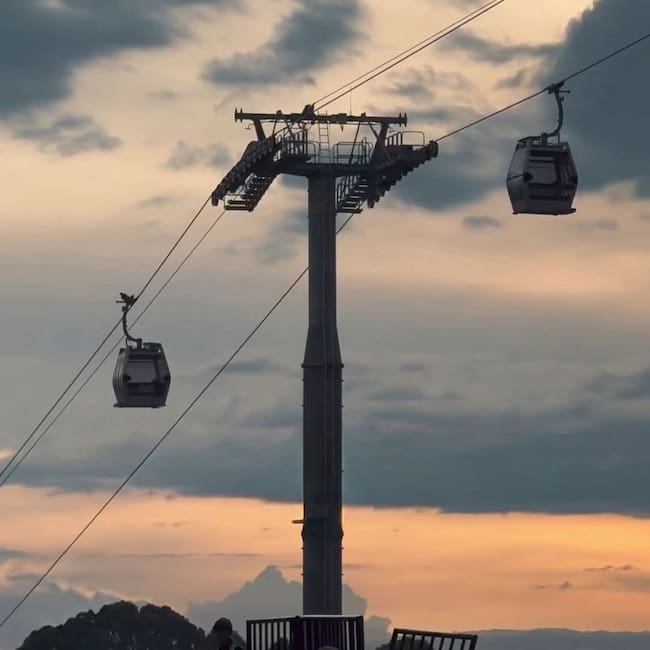 Línea 3 de Cable Aéreo de Manizales. Foto: Instagram @cableaereo.
