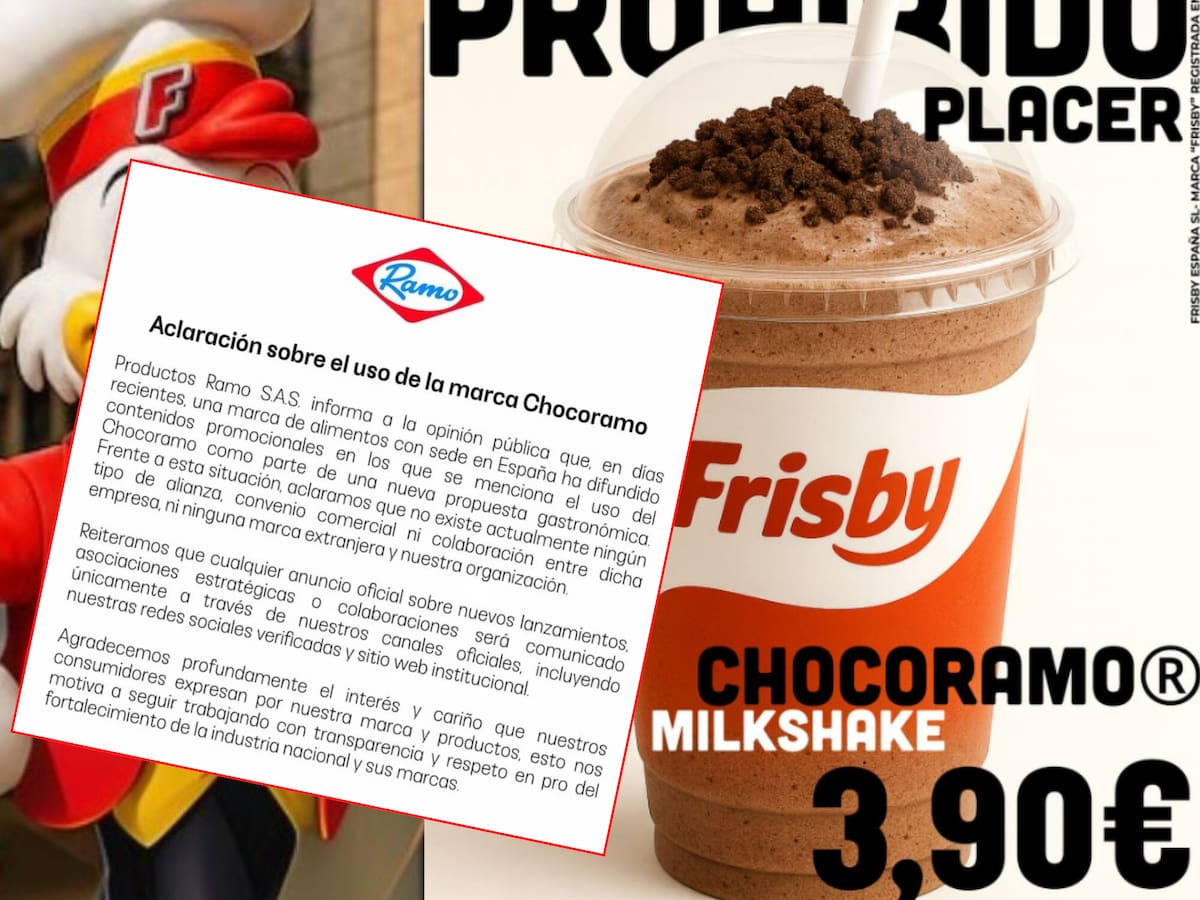 Ramo responde a polémica de Frisby España utilizando a chocoramo en sus productos