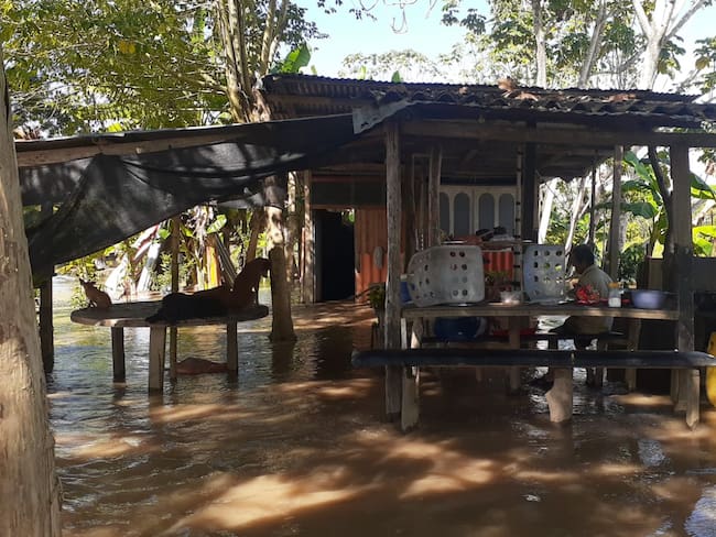 Inundaciones en Puerto Boyacá / Cortesía: Cuerpo de Bomberos de Puerto Boyacá.