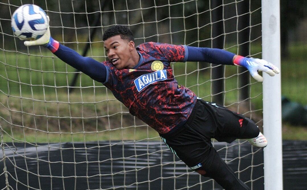 Luis Marquinez, arquero de la Selección Colombia Sub-20 / Foto: FCF