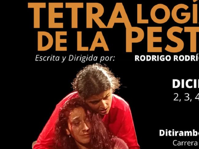 Teatro Ditirambo de Bogotá estrena «Tetralogía de la peste» de Rodrigo Rodríguez