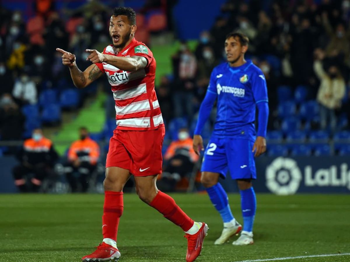 Doblete de Luis Suárez en la derrota del Granada ante el Getafe