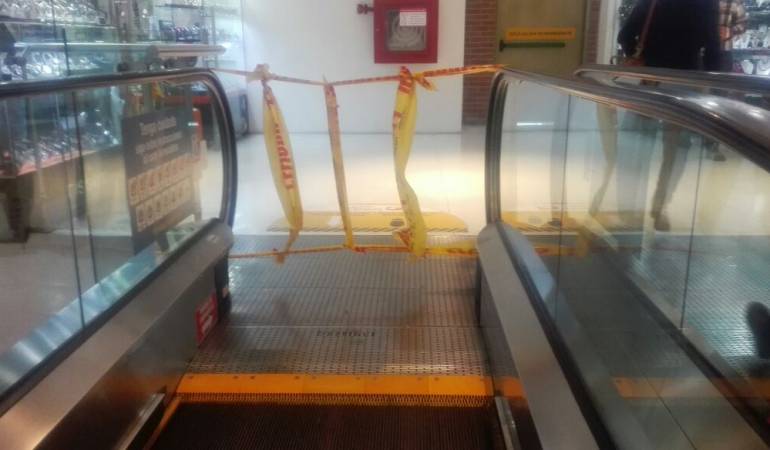 Escaleras eléctrica del Centro Comercial Fundadores