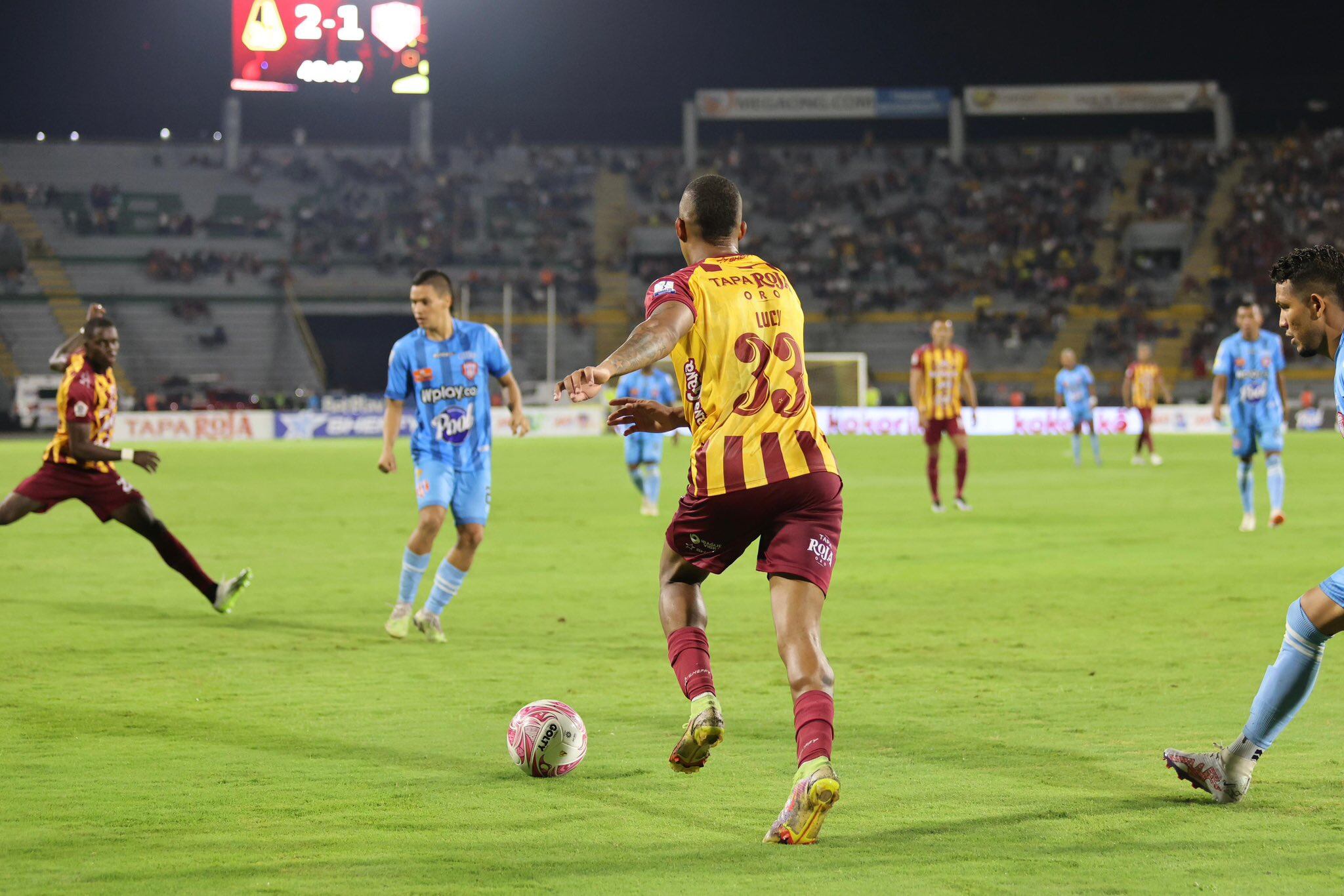 Deportes Tolima 2-1 Unión Magdalena, vía: @cdtolima