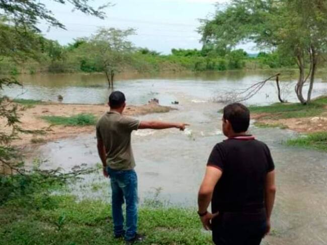 Preocupación por socavón en zona rural de Repelón donde empezó a desbordarse el canal del Dique