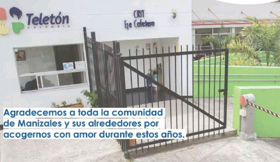 Sede donde operaba Teletón en Manizales