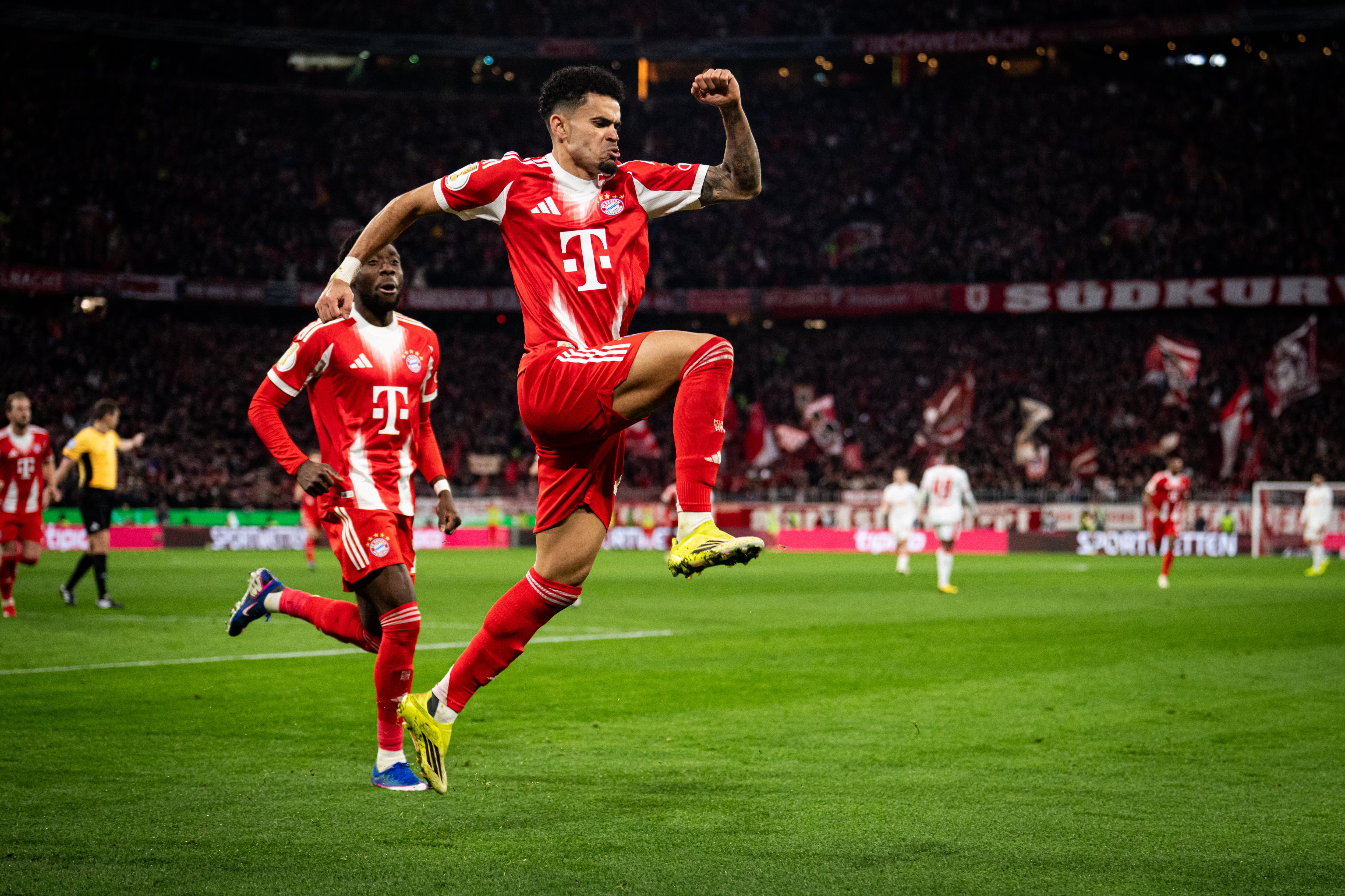 Gol de Luis Díaz en Bayern Múnic vs RB Leipzig por Copa de Alemania: véalo acá. (Photo by S. Mellar/FC Bayern via Getty Images)