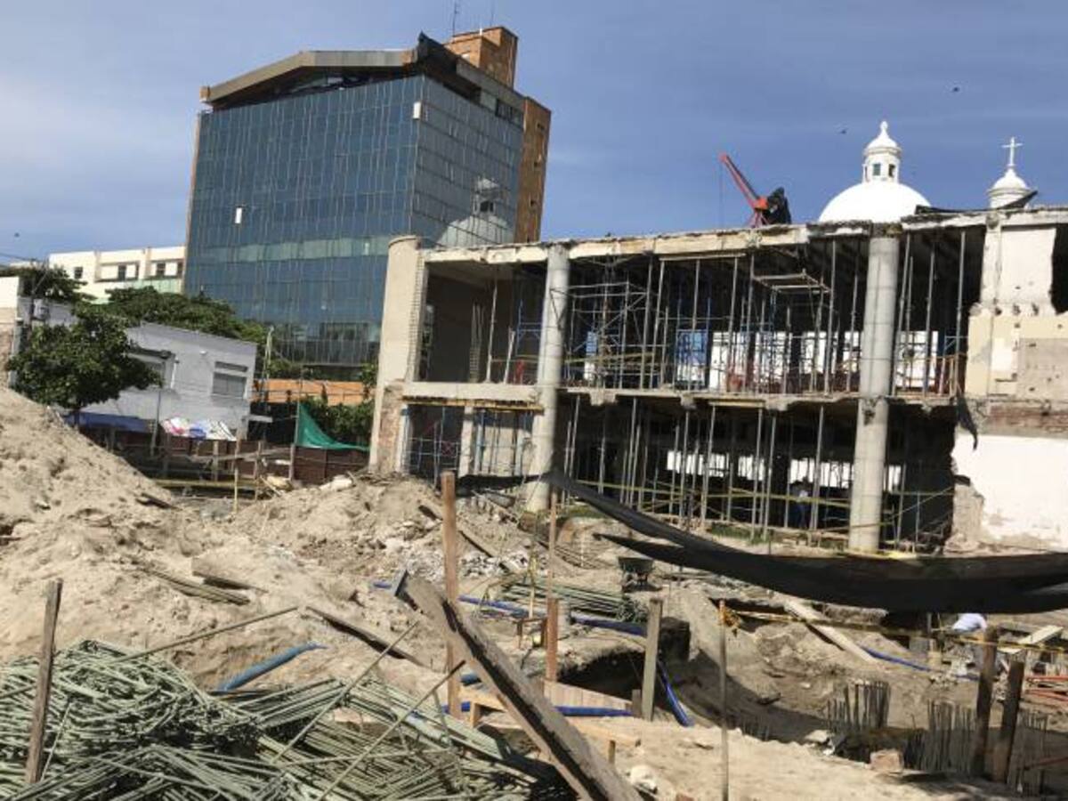 Obras del Teatro Santa Marta, afectadas por nivel freático