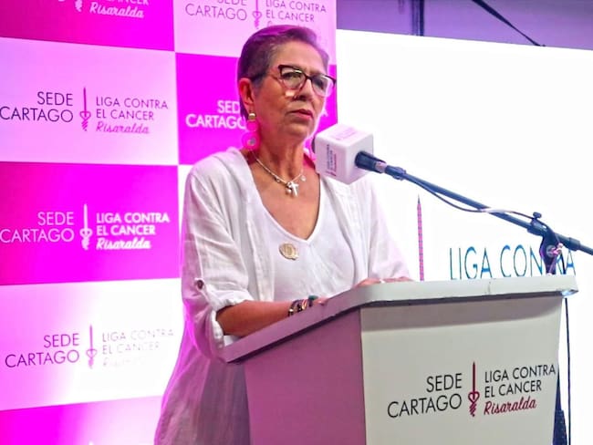 Foto: María Teresa Romero, gerente La Liga Ama Salvar Vidas (archivo)