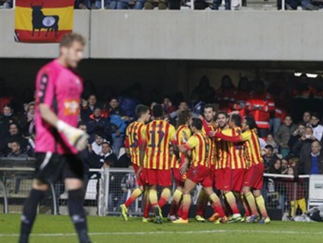 Barcelona golea 4-1 al Cartagena en Copa del Rey