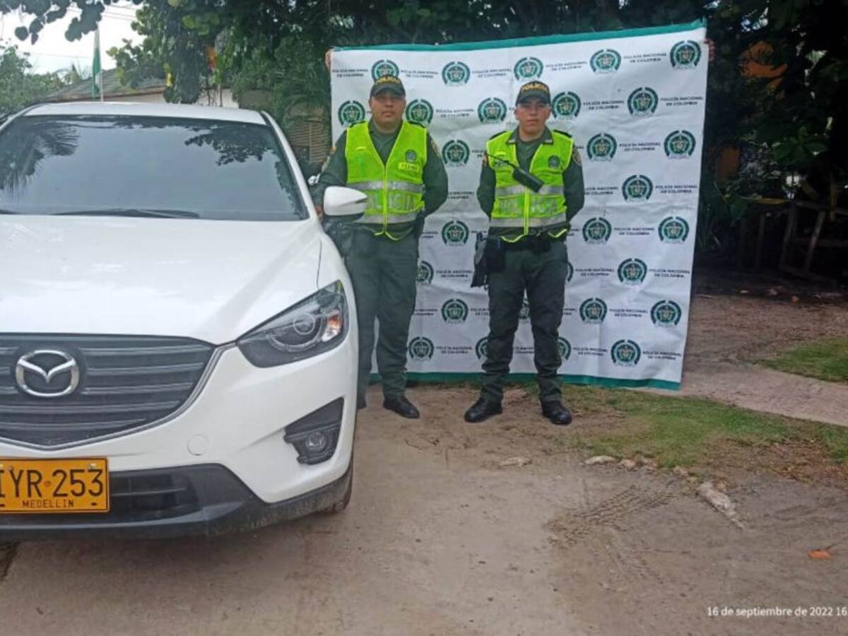 En Cartagena fue recuperada camioneta hurtada en Cali